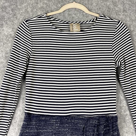 Anthropologie Dolan Shift Dress Womens XS Striped Jersey Stretch Costal Casual - Picture 3 of 16